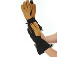 thumbnail image 2 of Leather Ski Glove - Warm Breathable Winter Gloves for Snow Sports - Wool Insulation - Classic Snowboarding Gloves - Tan/Black - Large, 2 of 8