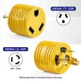 thumbnail image 2 of Adaptador de generador RV WYM world NEMA L5-30P a TT-30R 30A, 2 of 7