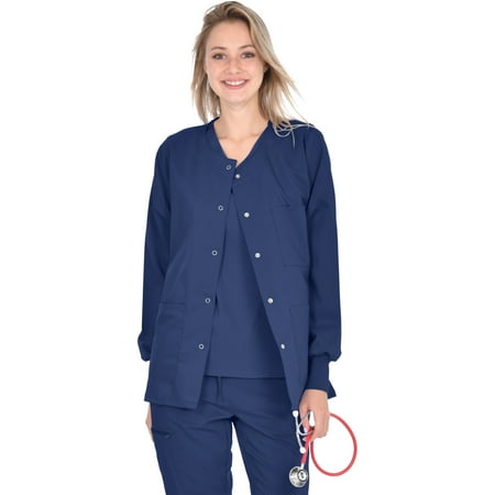 

MediChic Marilyn Monroe Women s and Women s Plus Signature Stretch Warm Up Scrub Jacket