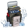 thumbnail image 4 of Holuxer Double Deck Backpack Cooler, Insulated Lunch Bags for Men, 30L Fashion Back Pack Tactical Leakproof Coolers Bag, Large Heavy Duty Soft Lunch Backpacks for Outdoor Camping Hiking Picnics Beach, 4 of 8