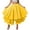 Yellow, variant on Easter Carnival Elegant Flowy Chiffon Tiered High Slit Belly Dance Performance Wrap Skirt For Carnival Shows And Stage