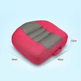 thumbnail image 5 of Cojín para asiento elevador de coche con asa, malla transpirable, alfombrilla para aumentar la altura, cojín para asiento, asiento elevador para coche, gris, 5 of 5