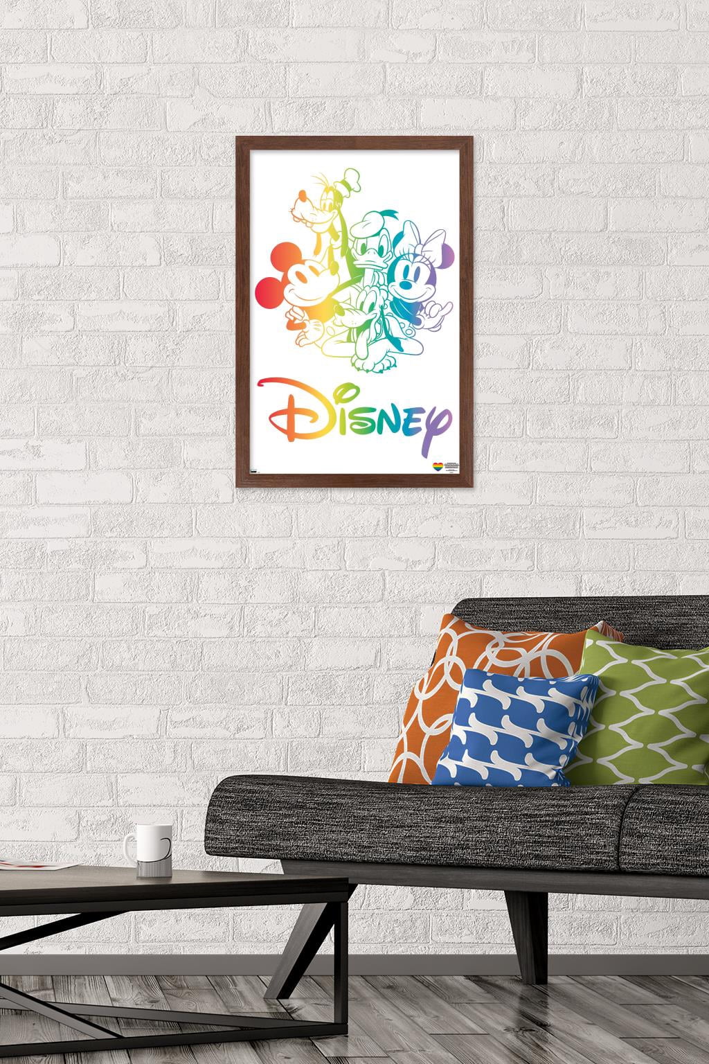 Disney Mickey Mouse - Pride Wall Poster, 14.725" x 22.375" Framed