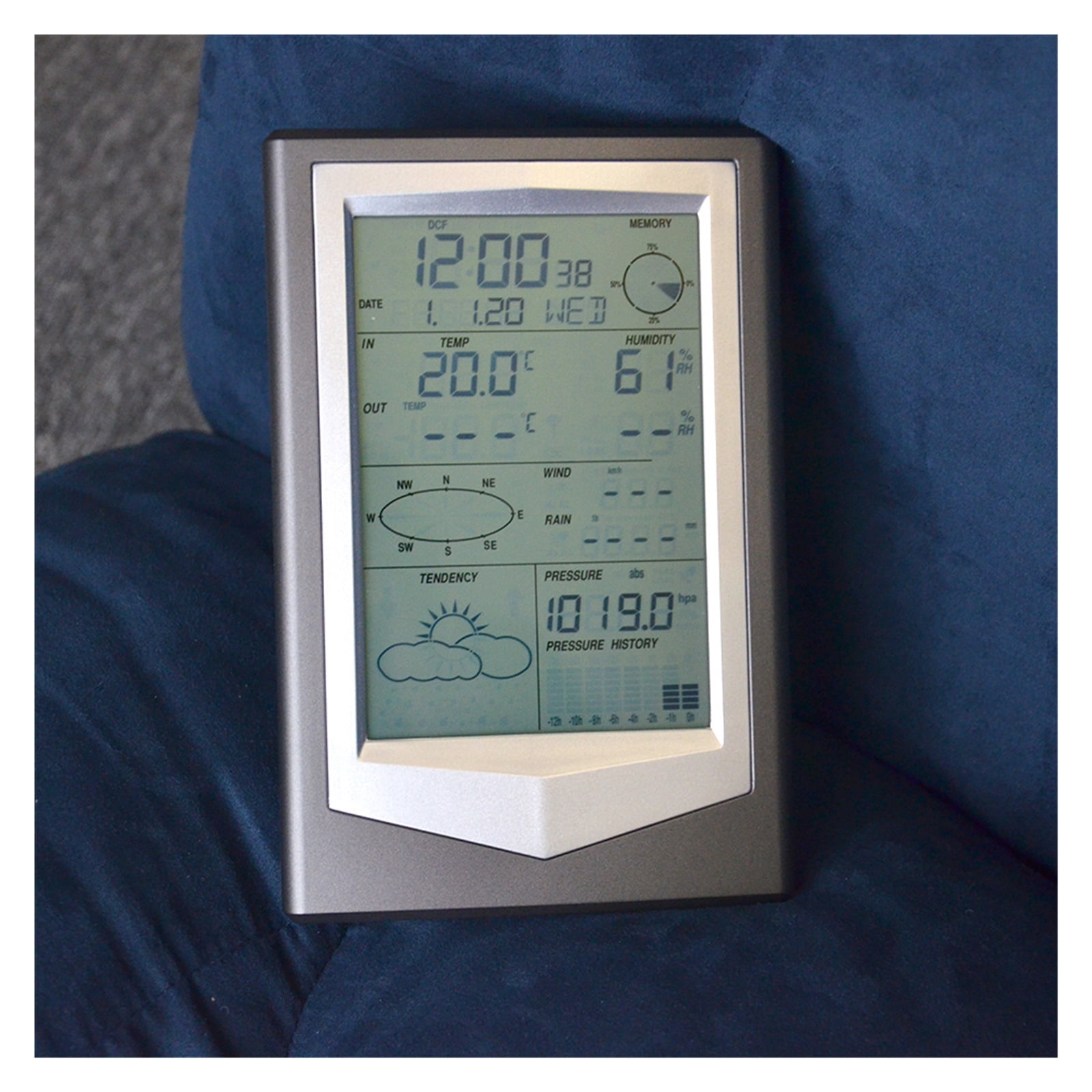 WS1040 Professional Weather Station With Solar Power 433MHz Or 868MHz With Transmission Range Up To 100 Meters ,Easy to Install