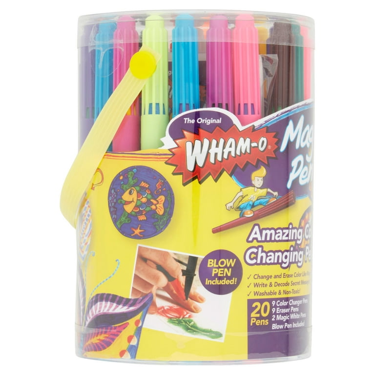 Hot Sale Magic Color Changing Markers with Stencil and Blow Pen Attachment  - China Gift, Blow Pen