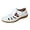 White, variant on Women's Flat Shoes | Hollow Out Breathable with Adjustable Strap, Comfortable Casual Driving Shoes for Work