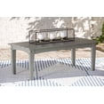 thumbnail image 2 of Signature Design by Ashley Contemporary Visola Outdoor Coffee Table  Gray, 2 of 5