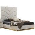 thumbnail image 3 of Laura Gold Detailed Upholstery King 6 Pc made with Wood in White, 3 of 23