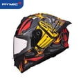 thumbnail image 3 of Casco de motocicleta RYMIC para mujer, con certificación DOT ECE, para carreras, para montar en carretera, color rosa, para DUKADI y Honda, 3 of 5