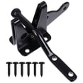 thumbnail image 1 of EIGTHTAIL Fence Gate Latch Carbon Steel Gate Handle Latch For Wooden Fence Outdoor, 1 of 6
