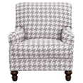 thumbnail image 3 of Glenn Upholstered English Arm Accent Chair Grey, 3 of 8