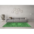 thumbnail image 3 of Ahgly Company Indoor Square Persian Emerald Green Traditional Area Rugs, 6' Square, 3 of 4