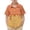 Orange, variant on MGDXOX Kids Short Sleeve Ice Cream Print Button Down Shirts Lightweight Breathable Fabric Spring Summer Fun Casual Wear Orange 2-3 years