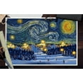 thumbnail image 2 of Ski Resort, Starry Night (12x18 Wall Art Poster, Room Decor), 2 of 3