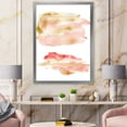thumbnail image 3 of Designart 'Abstract Clouds Set With Pink Gold Beige and Red' Modern Framed Art Print, 3 of 4