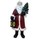 thumbnail image 1 of Estatua de Papá Noel de resina, figura decorativa navideña en miniatura de pie Linterna de 5 x 34 x 105 pulgadas, 1 of 9