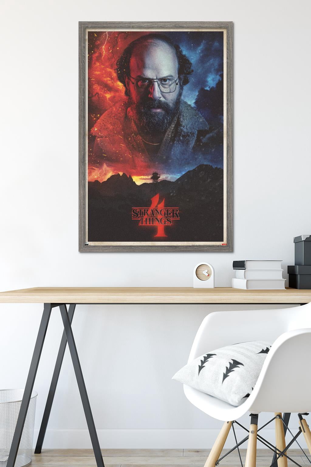 Netflix Stranger Things: Season 4 - Murray One Sheet Wall Poster, 22.375" x 34" Framed