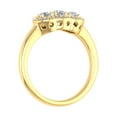 thumbnail image 2 of 1/2 Carat 3-Stones Diamond Engagement Ring in 10K Yellow Gold (Ring Size 5.75), 2 of 4