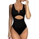 thumbnail image 1 of Traje de baño de una pieza para mujer, traje de baño con control de abdomen, traje de baño push up, bikini con cuello en V para mujer, 1 of 5