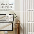thumbnail image 4 of Cortinas Twodrapes de lino natural plisadas, 300 x 305 cm, color crema, 4 of 9