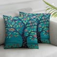 thumbnail image 2 of PIKWEEK  Throw Pillow Covers Natural Pattern Decorative Pillowcases (2 Pieces Set) Pillow Cases Home Car Decorative Trees and Birds, 2 of 6