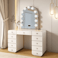 thumbnail image 4 of Impression Vanity Hollywood Glow Arch Vanity Mirror with Ultra Bright 11 Frosted LED Bulbs  (White), 4 of 4