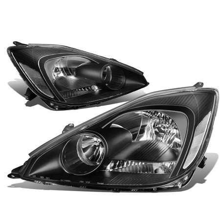 Siena Corner - For 2004 to 2005 toyota Sienna Pair of Headlight Black Housing Clear Corner Headlamp XL20 Left+Right