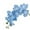 Blue, variant on Phalaenopsis Artificial Flowers Long Branch Bouquet for Home Decor Wedding Decoration Fake Flowers DIY Wreath Bonsai Accessories (Blue)