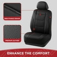 thumbnail image 4 of Rubbermaid Leather Car Seat Cover,Front Seat Cover Universal FIT,Waterproof ,Easy to Install for Most Vehicles (Black), 4 of 8
