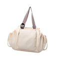 thumbnail image 3 of Bolso de hombro transformable de gran capacidad para mujer, ideal para hacer ejercicio en la calle. Beige, 3 of 9