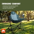 thumbnail image 4 of Chaise hamac pivotante Ozark Trail, Verte, Portable, 4 of 17