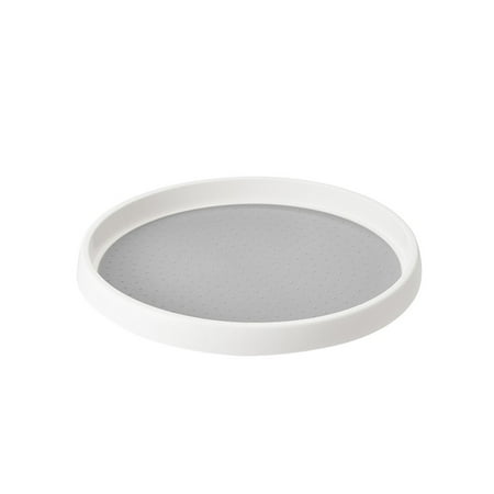 

Alueeu home storage and organization Plastic Round Anti-skid Reinforced Rotary Storage Turntable
