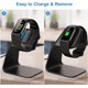 thumbnail image 2 of Base de carga YONGSHENG compatible con Fitbit Charge 5 Luxe soporte de carga de aluminio, 2 of 5
