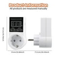 thumbnail image 3 of 1 st Termostatuttag med Sensor, Digital Temperaturregulatoruttag, Vattentät Temperaturswitch EU-kontakt, 3 of 5