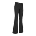 thumbnail image 5 of felwors Women's Pinstripe Flare Pants - Business High Waist Dress Trousers Black, L, 5 of 7