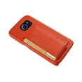 thumbnail image 2 of Reiko brand for Galaxy S6 Rfid Genuine Leather Case Protection And Key Holder In Tangerine, 2 of 4