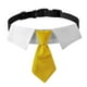 thumbnail image 5 of Gargantilla moderna para perros, regalos para mascotas, hebilla de Metal de liberación rápida, pajarita para mascotas para pequeños Amarillo Yuyangstore Corbata de moño, 5 of 8