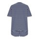 thumbnail image 5 of Conjunto de 2 Piezas para las Mujeres Verano Más Tamaño Rayas Pijamas Manga Corta Pantalones Cortos Lado Dividido Ropa de Dormir Trajes, 5 of 9