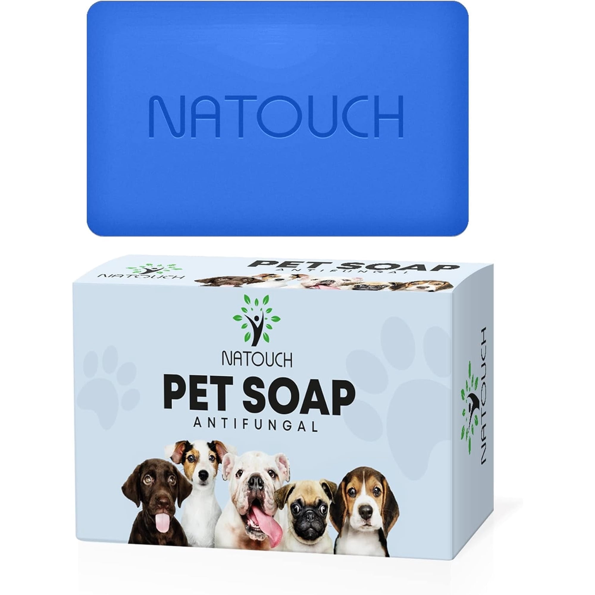 Antifungal Soap for Dog, Dog Shampoo for Allergies and Itching, Natural Soap Bar with Tea Tree Oil, and Lavender Oil, Helps with Infections & Fungus Irritation Itching