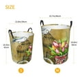 thumbnail image 5 of Daiia watercolor Canary Bird Laundry Hamper With Handles Large Storage Basket/Toy Organizer/Dirty Clothes Collapsible Waterproof For College Dorms, Bedroom,Bathroom, 5 of 8