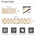 thumbnail image 3 of Yayeee Faucet Mat for Kitchen Sink 30" Diatomite Long Splash Guard Pad, Pastel Beige Geometric, 2 Pack, 3 of 7