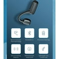 thumbnail image 4 of Auriculares de conducción ósea Bluetooth - Auriculares inalámbricos de oreja abierta con micrófonos, para correr, conducir, andar en bicicleta Ormromra HMJM249-1, 4 of 5