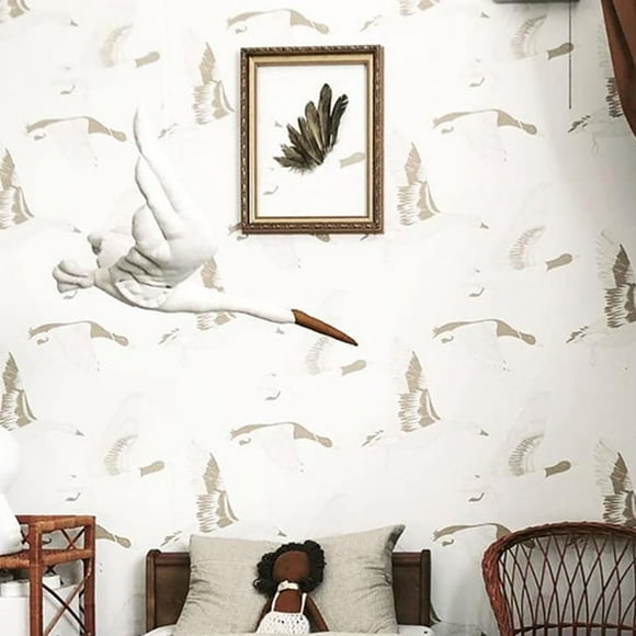 Wall Hanging Swan Pendant Children Bedroom Nursery Room Decor Stuffed Plush Toy