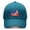 Blue-green, variant on United States 250th Anniversary Hat with Retro Patriotic Printed Artwork and Curved Brim Baseball Cap Design