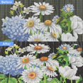 thumbnail image 3 of Kits de pintura de diamantes con flores para adultos, pintura de diamantes con flores, pintura de diamantes con taladro completo para bricolaje, artesanías con gemas y flores para pintar con diamantes, 3 of 5