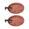 thumbnail image 3 of Comedero para pájaros montado en 2 uds, plato de alimentación para pájaros, cuenco redondo para pájaros y mascotas, cuenco de baño para pájaros y árbo, 3 of 8