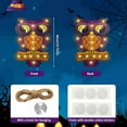 thumbnail image 3 of Halloween Decorations Clearance! Halloween Window Decorations, Halloween Window Silhouette with LED Lights, Light Up Halloween Signs Ornament Thanksgiving Fall Autumn Decor for Party Home Yard, 3 of 5