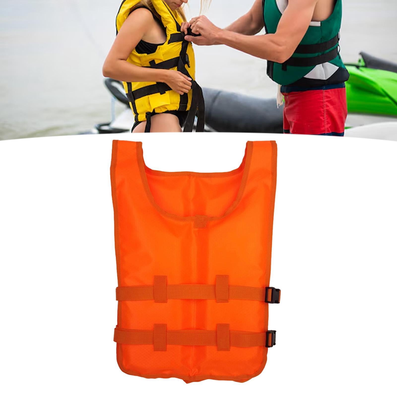 GARENDE Survival Suit Breathable Swim Vest for Surfing Kayaking Canoeing Orange