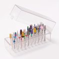 thumbnail image 3 of Seitruly Caja de almacenamiento de taladro para decoración de uñas de 30 agujeros, soporte de exhibición de brocas de molienda, soporte Juegos de manicura Blanco, 3 of 6
