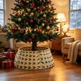 thumbnail image 6 of Woven Rattan Christmas Tree Collar Basket, Multicolor, Style C, for living room, entryway, party and Christmas tree decor, 6 of 6